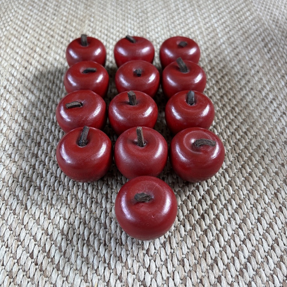 Longaberger Collectors Club JW Miniature Apple Basket Wooden Mini Apples 13
